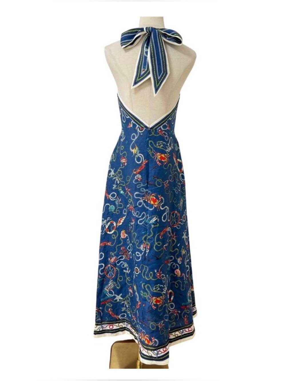 Alemais Cove Printed Halterneck maxi dress - Picture 2 of 4